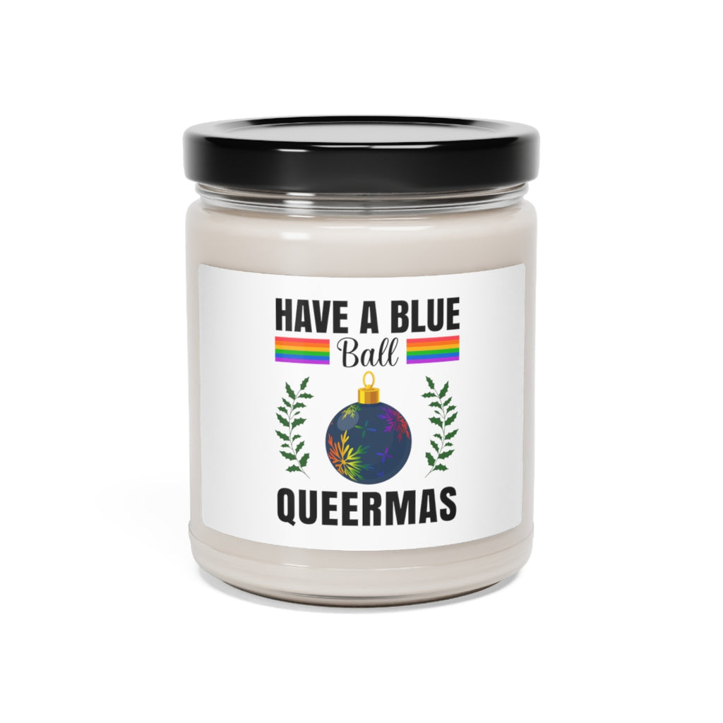 Christmas LGBTQ Custom Scented Soy Jar Candle, 9oz Printify