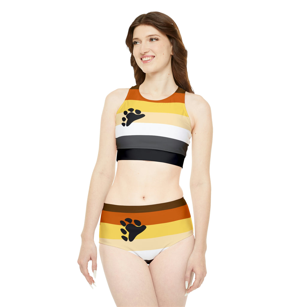 Bear Pride Flag Sporty Bikini Set SHAVA CO