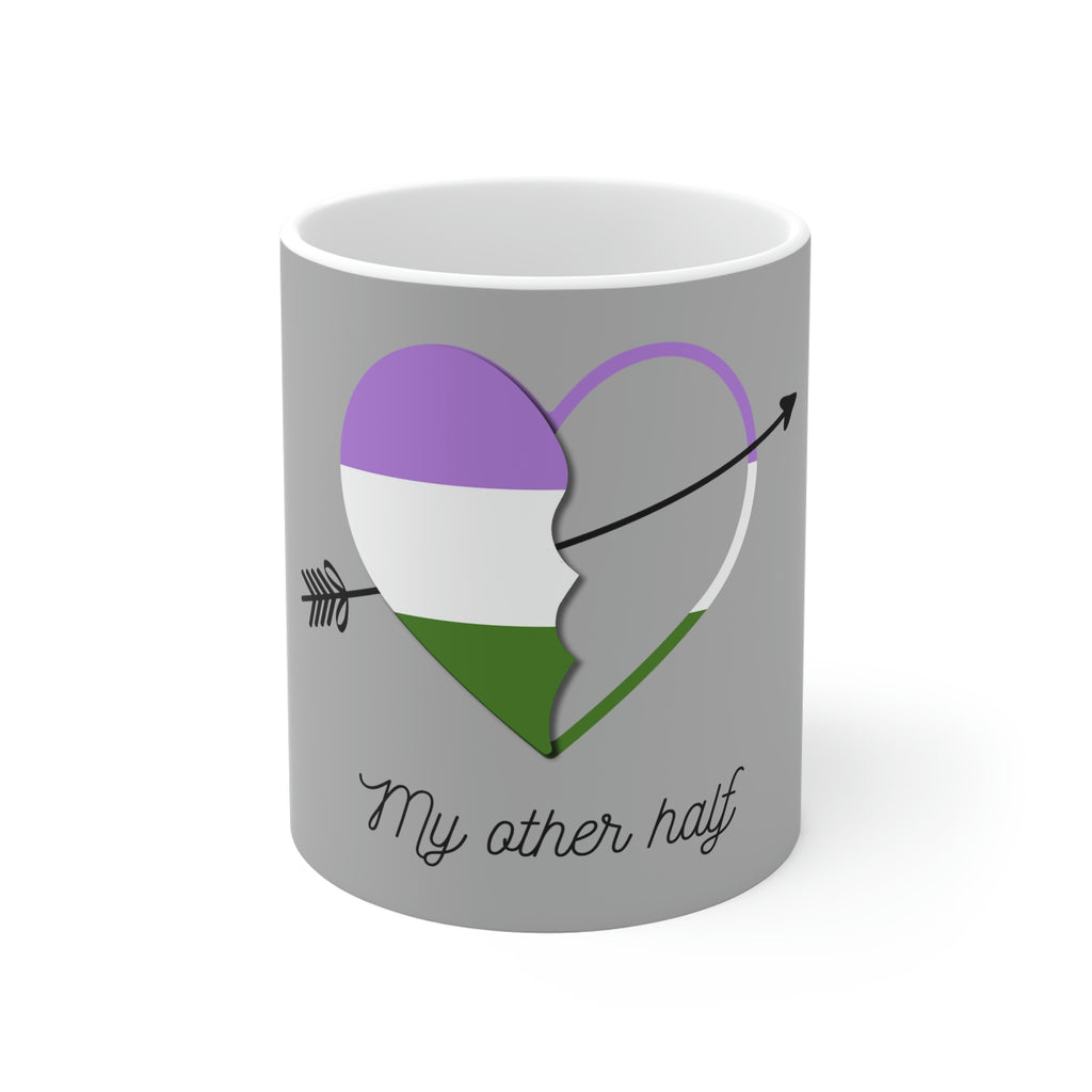 11oz  Purple Mug - My Other Half Printify