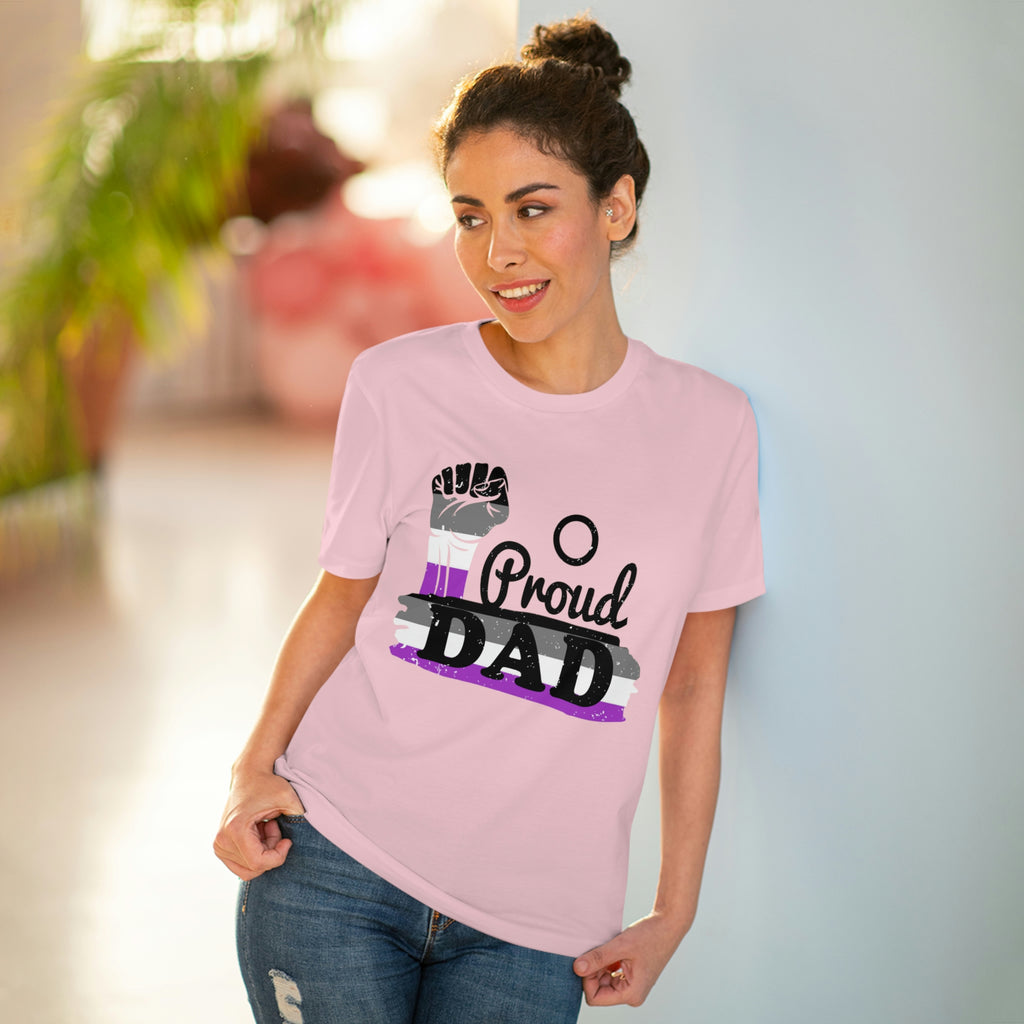 Asexual Pride Flag T-shirt Unisex Size - Proud Dad Printify