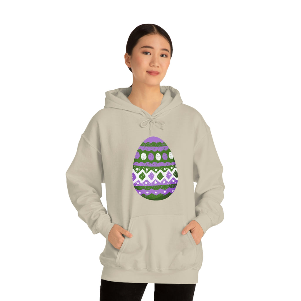 Genderqueer Flag Hoodie  Easter Festival Unisex Size - Egg SHAVA