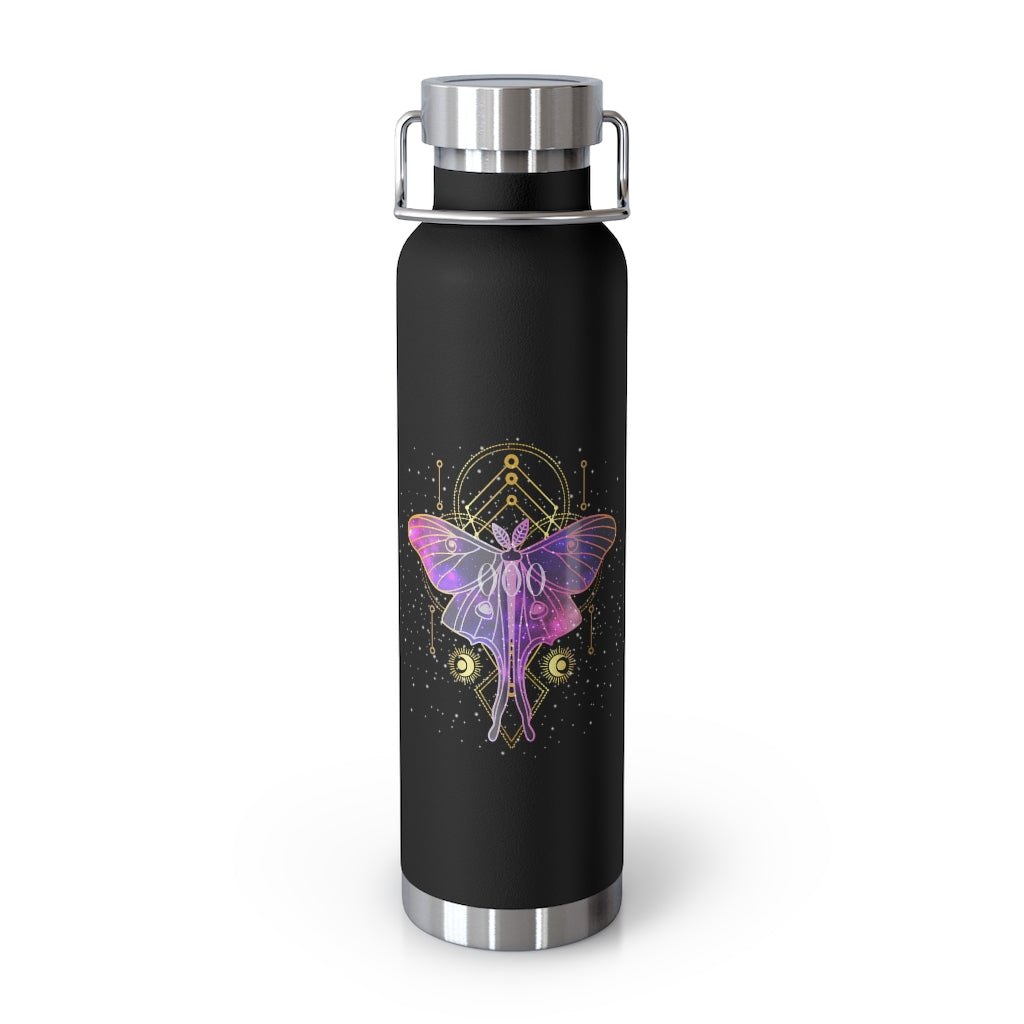 Yoga Spiritual Meditation Copper Vacuum Insulated Bottle 22oz  –  Source Energy 000 Angel Number Printify