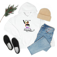 Thumbnail for Asexual Flag LGBTQ Affirmation Hoodie Unisex Size - V Is For Vodka Printify