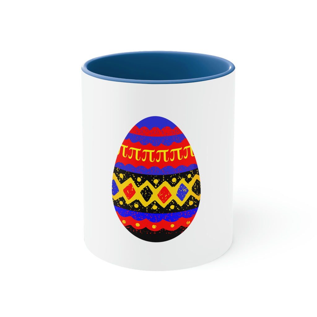 Polyamory Flag Accent Coffee Mug Easter Festival - Easter Egg SHAVA
