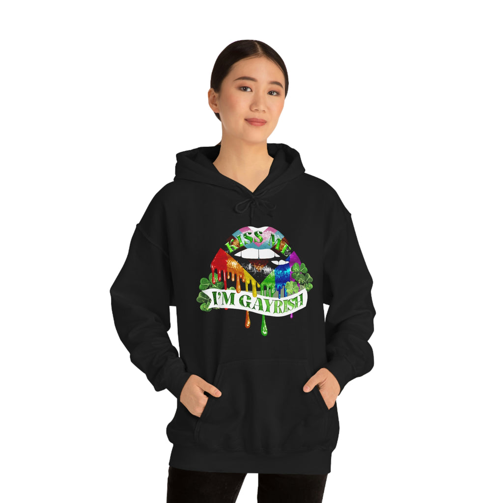 Progress Flag Hoodie St. Patrick's Day Unisex Size - Kiss Me SHAVA
