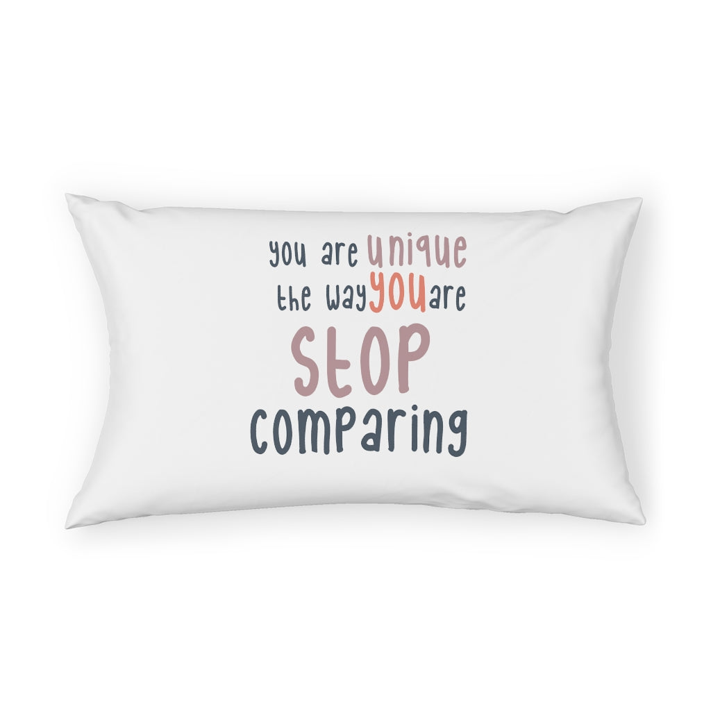 Affirmation Feminist Pro Choice Pillow Shams - I Am Me Only Me (pink with coral) Printify
