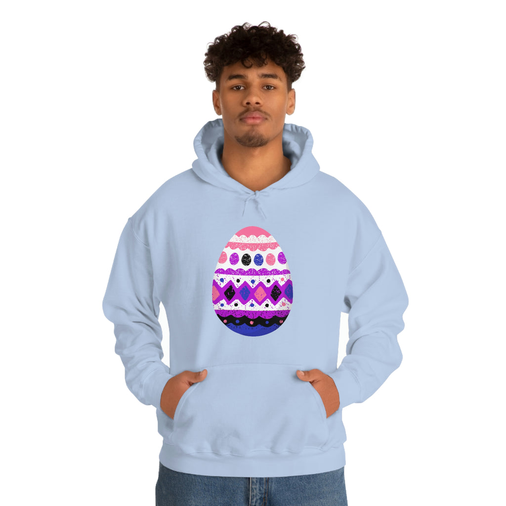 Genderfluid Flag Hoodie  Easter Festival Unisex Size - Egg SHAVA