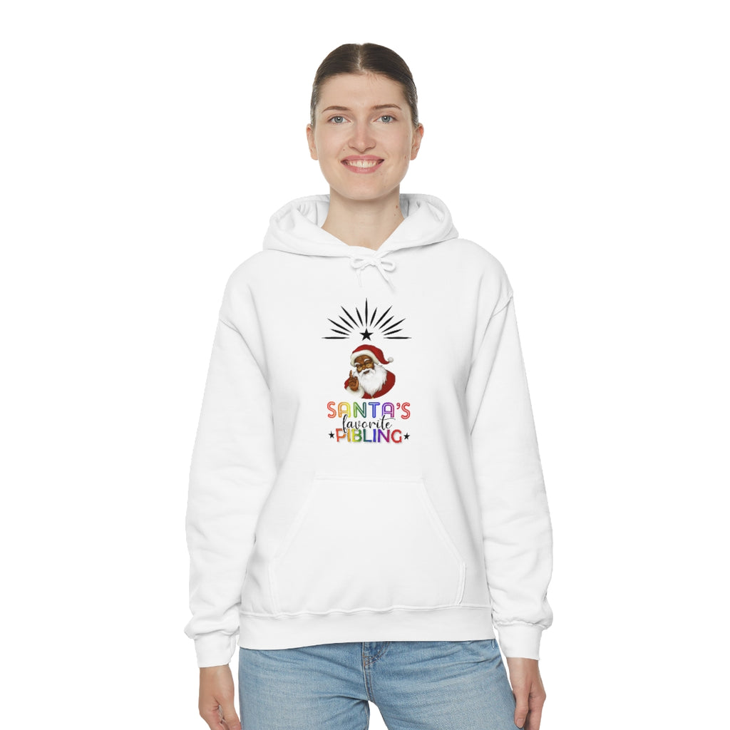 Unisex Christmas LGBTQ Heavy Blend Hoodie - Santa’s Favorite Pibling Printify