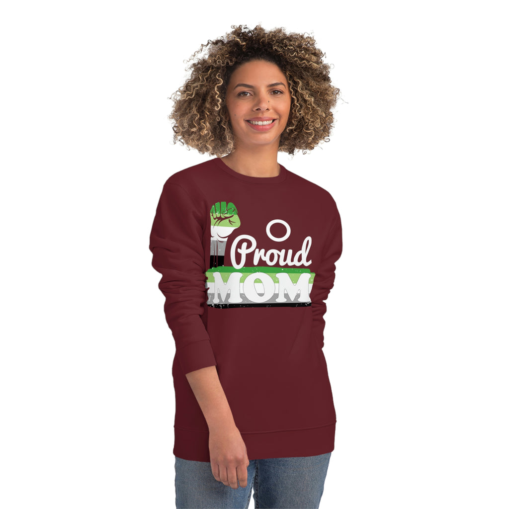 Aromantic Pride Flag Sweatshirt Unisex Size - Proud Mom Printify