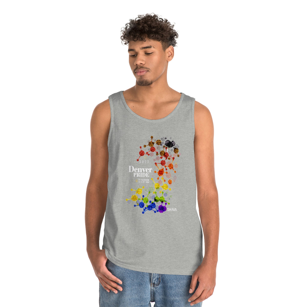 Philadelphia Flag Denver Pride Heavy Cotton Tank Top Unisex Size - My Rainbow Is In My DNA SHAVA