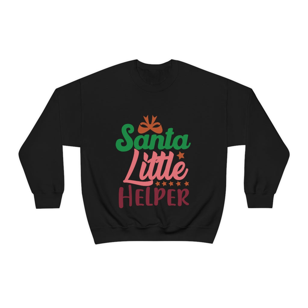 Merry Christmas Unisex Sweatshirts , Sweatshirt , Women Sweatshirt , Men Sweatshirt ,Crewneck Sweatshirt, Santa Little Helper Printify