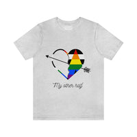 Thumbnail for Straight Ally Flag LGBTQ Affirmation T-shirt Unisex Size - My Other Half Printify