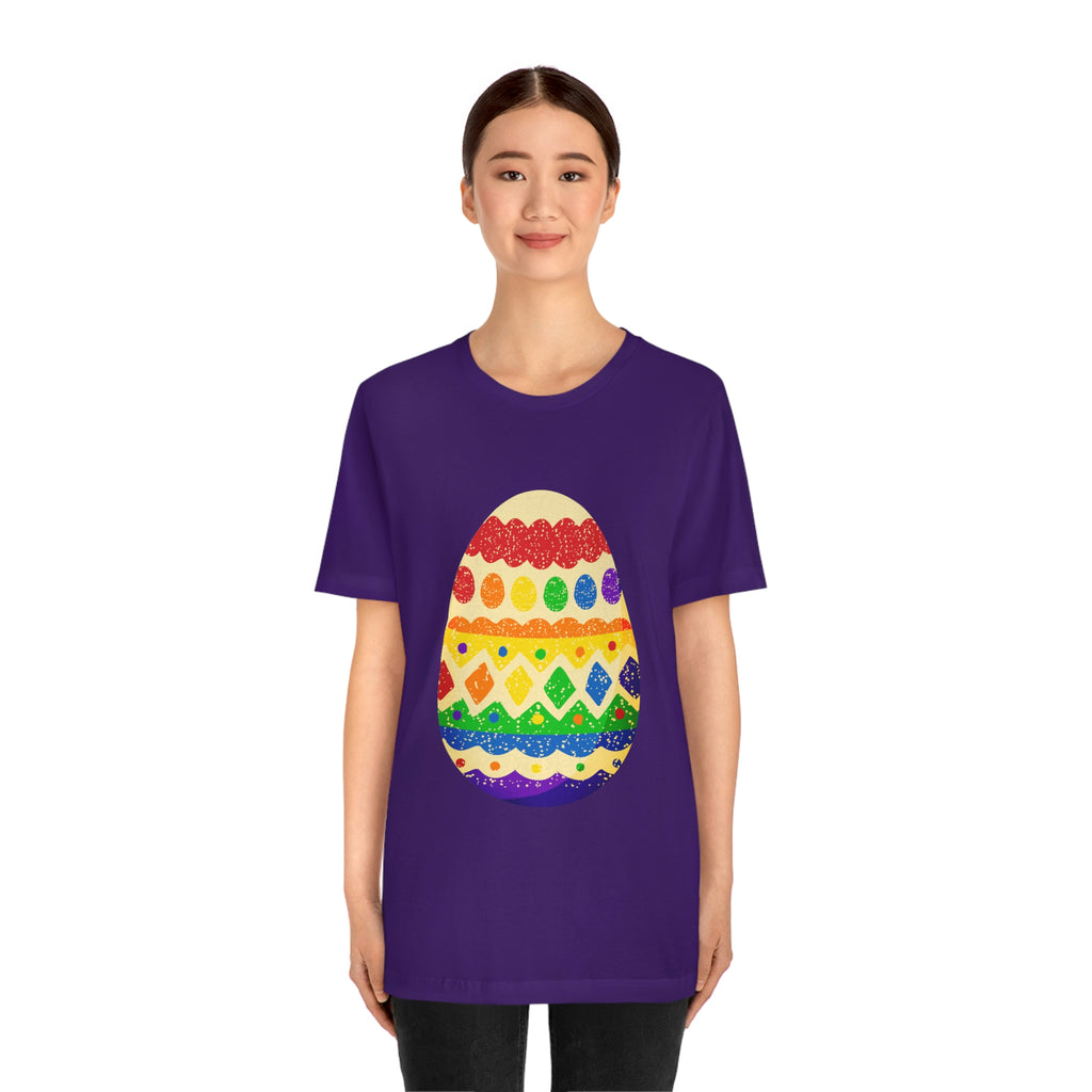 Lgbtq Flag T-shirt Easter Festival Unisex Size - Egg SHAVA