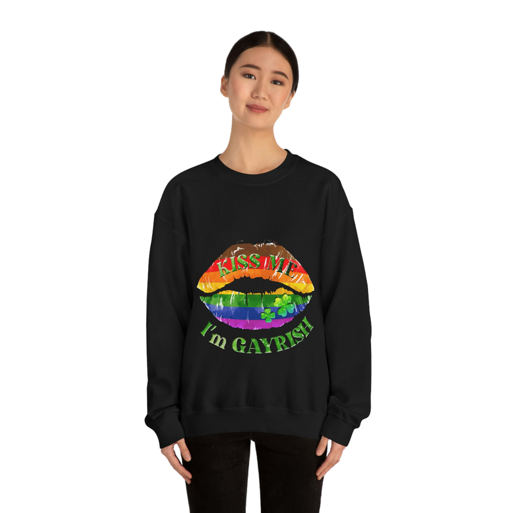Philadelphia Flag Heavy Blend Crewneck Sweatshirt St. Patricks Day Unisex Size - Kiss Me Printify
