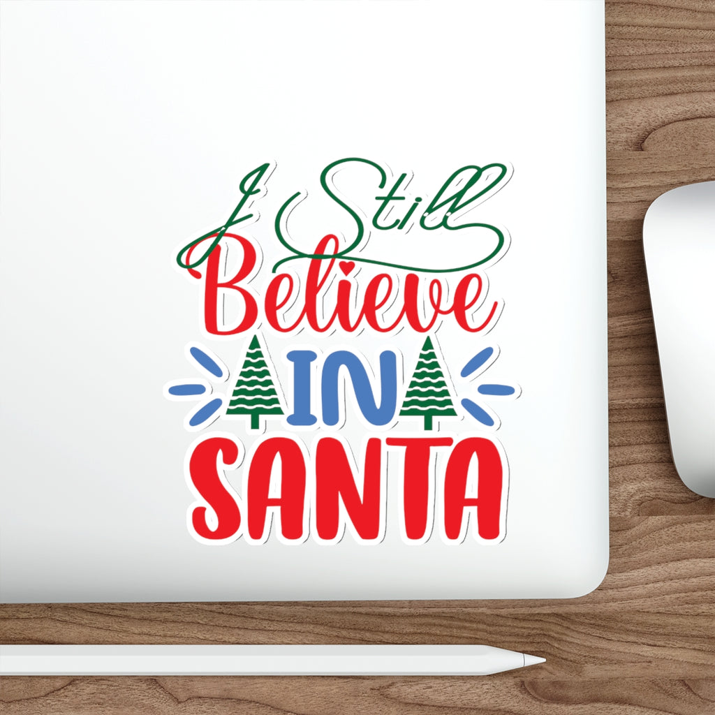 Christmas Die-Cut Stickers Printify