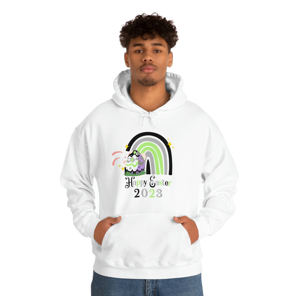 Agender Flag Hoodie  Easter Festival Unisex Size - Happy Easter 2023 SHAVA