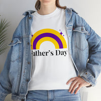 Thumbnail for SHAVA CO Intersexual Flag, Unisex Heavy Cotton Tee - Father's Day Printify