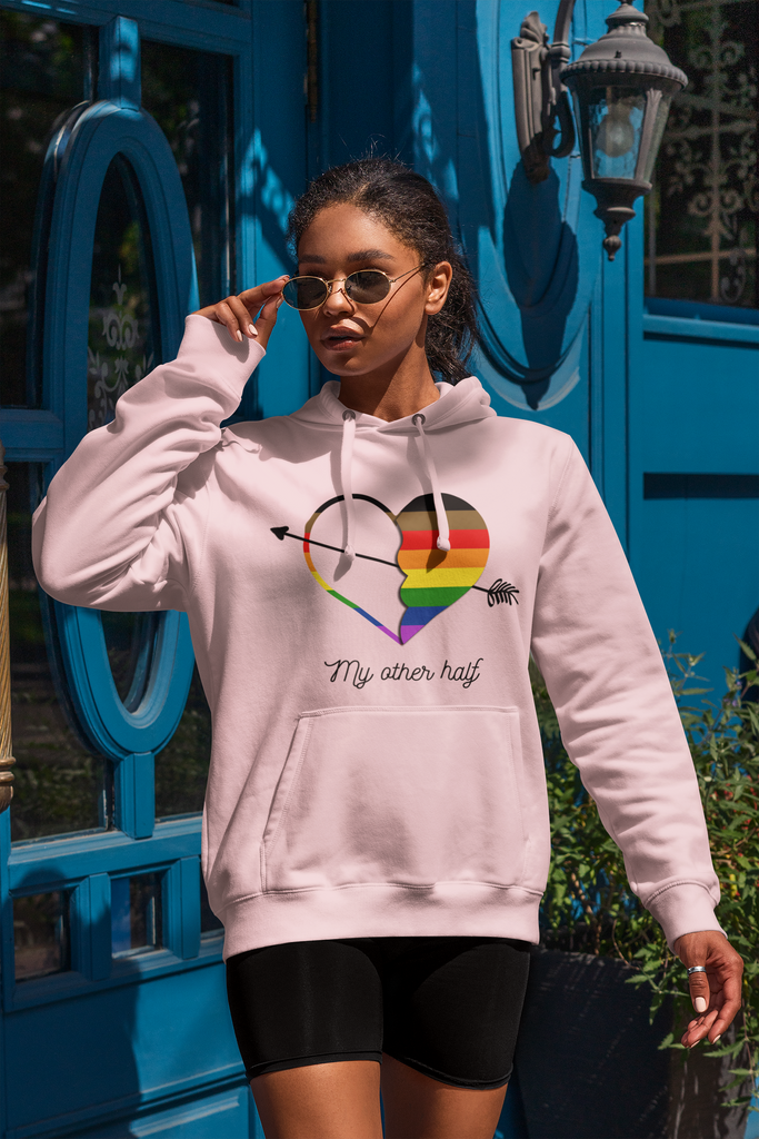 Philadelphia Flag LGBTQ Affirmation Hoodie  Unisex Size - My Other Half Printify