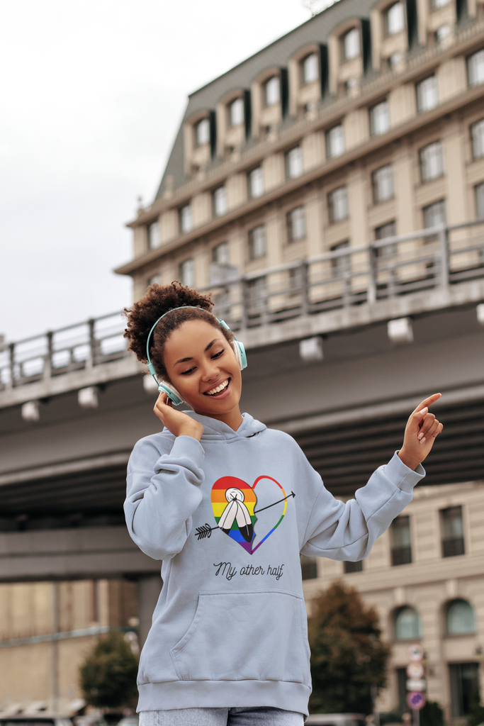 Two Spirit Flag LGBTQ Affirmation Hoodie Unisex Size - The Other Half Printify