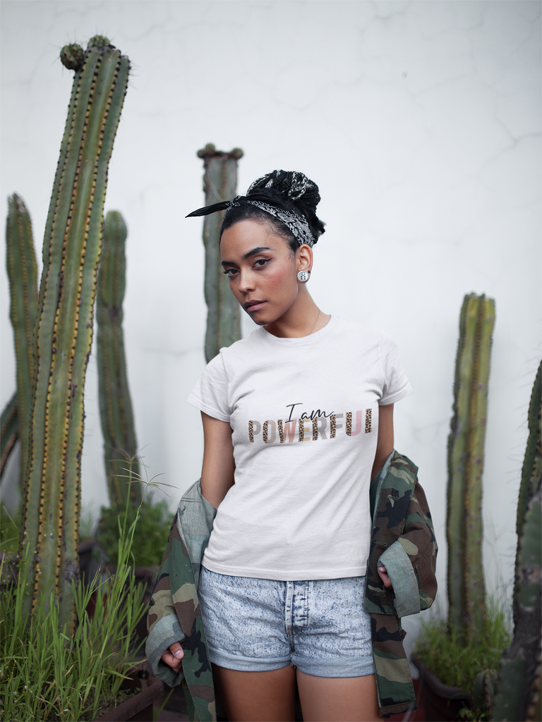 Affirmation Feminist Pro Choice T-Shirt Unisex Size - I am Powerful Printify