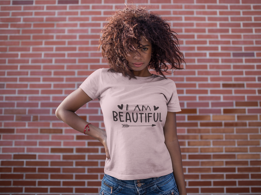 Affirmation Feminist Pro Choice T-Shirt Unisex Size - I am Beautiful Printify