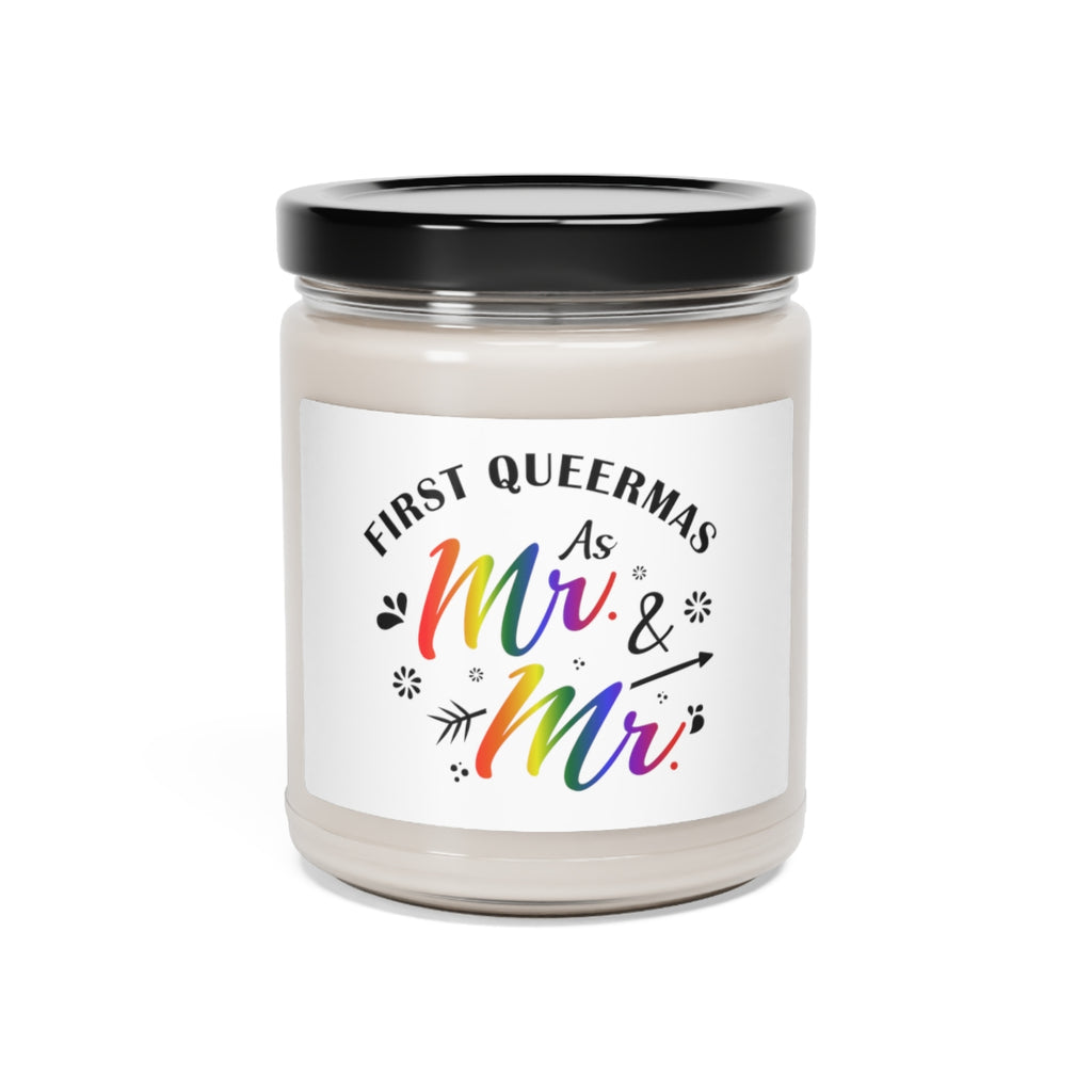 Christmas LGBTQ Custom Scented Soy Jar Candle, 9oz Printify