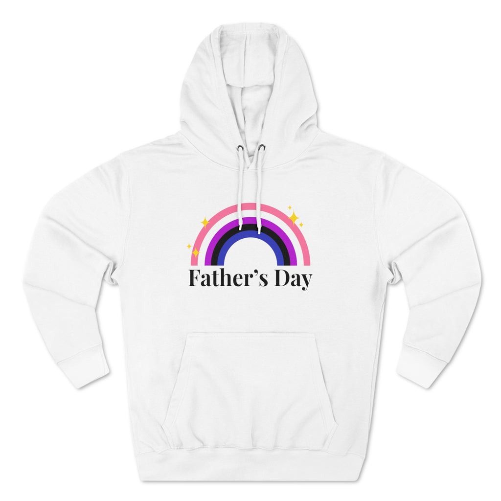 Genderfluid Pride Flag Unisex Premium Pullover Hoodie - Father's Day Printify