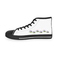 Thumbnail for Gender Queer Flag Kisses LGBTQ High Top Sneakers Unisex Size Printify