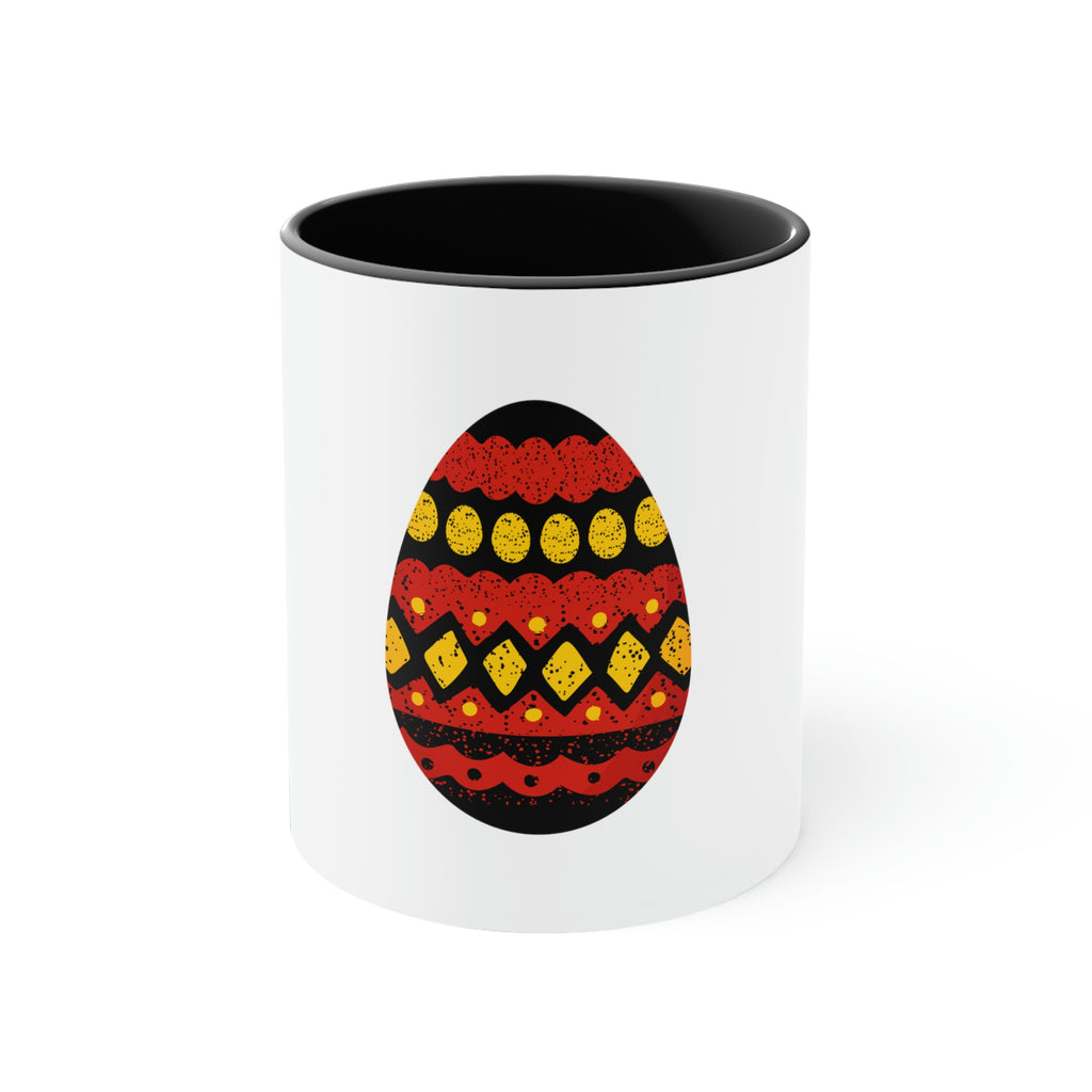 Rubber Flag Accent Coffee Mug Easter Festival - Easter Egg SHAVA