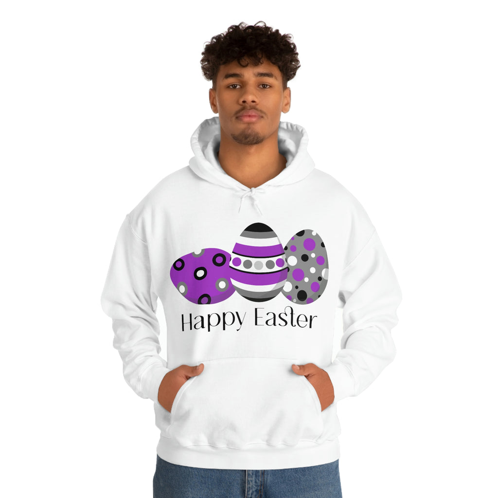 Asexual Flag Hoodie Easter Festival Unisex Size - Happy Easter SHAVA