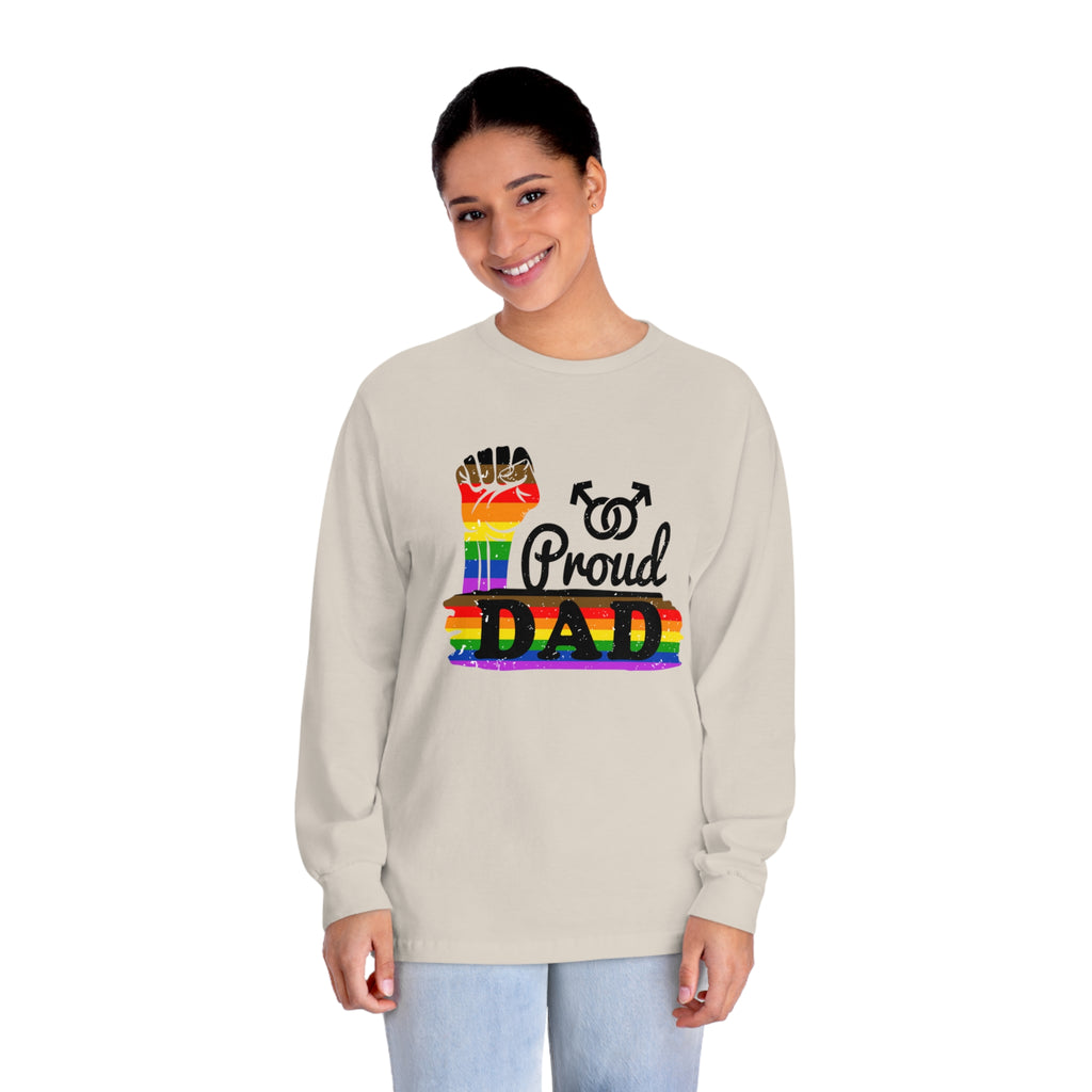 Philadelphia Pride Flag Unisex Classic Long Sleeve Shirt - Proud Dad Printify