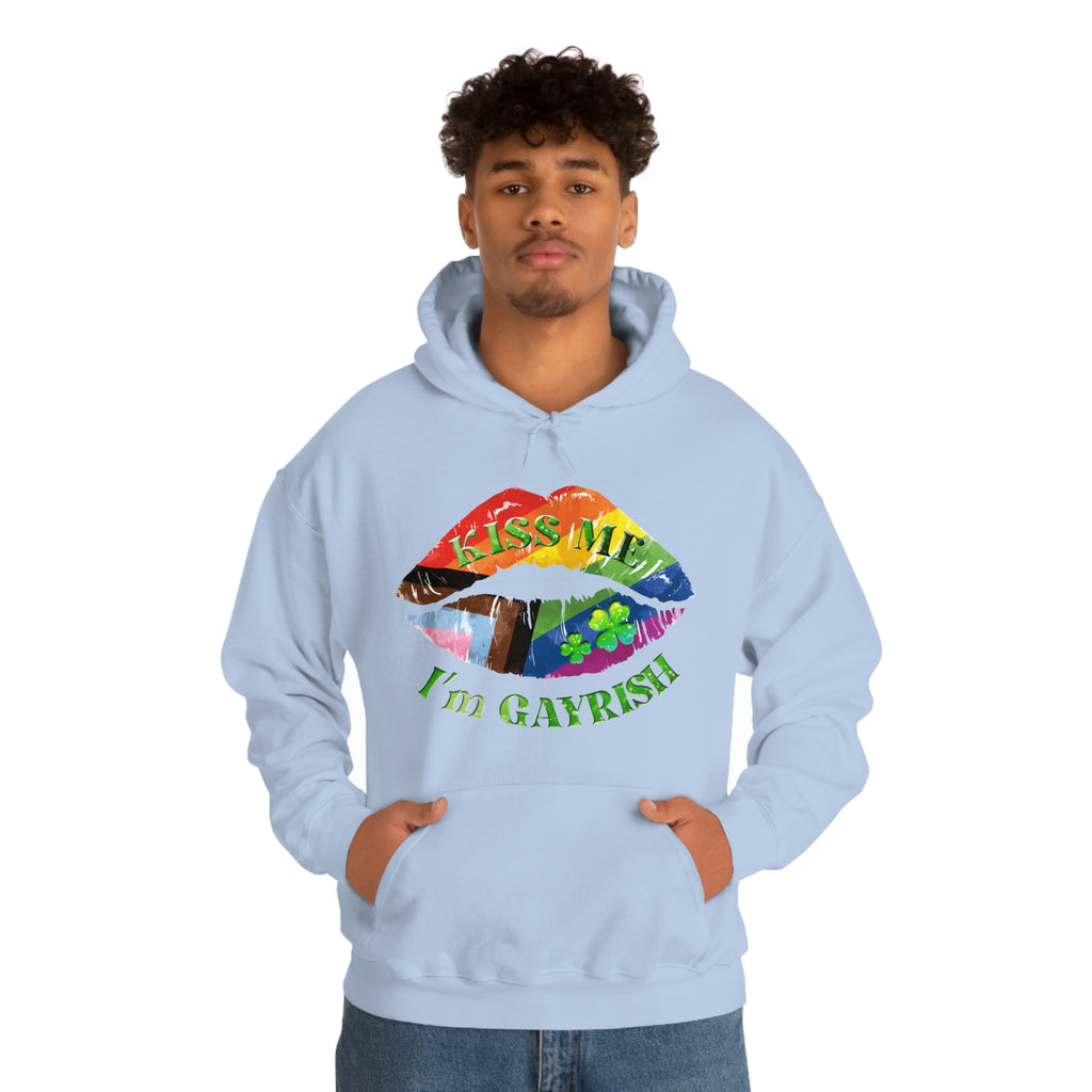 Progress Fluid Flag Hoodie St. Patrick's Day Unisex Size - Kiss Me SHAVA