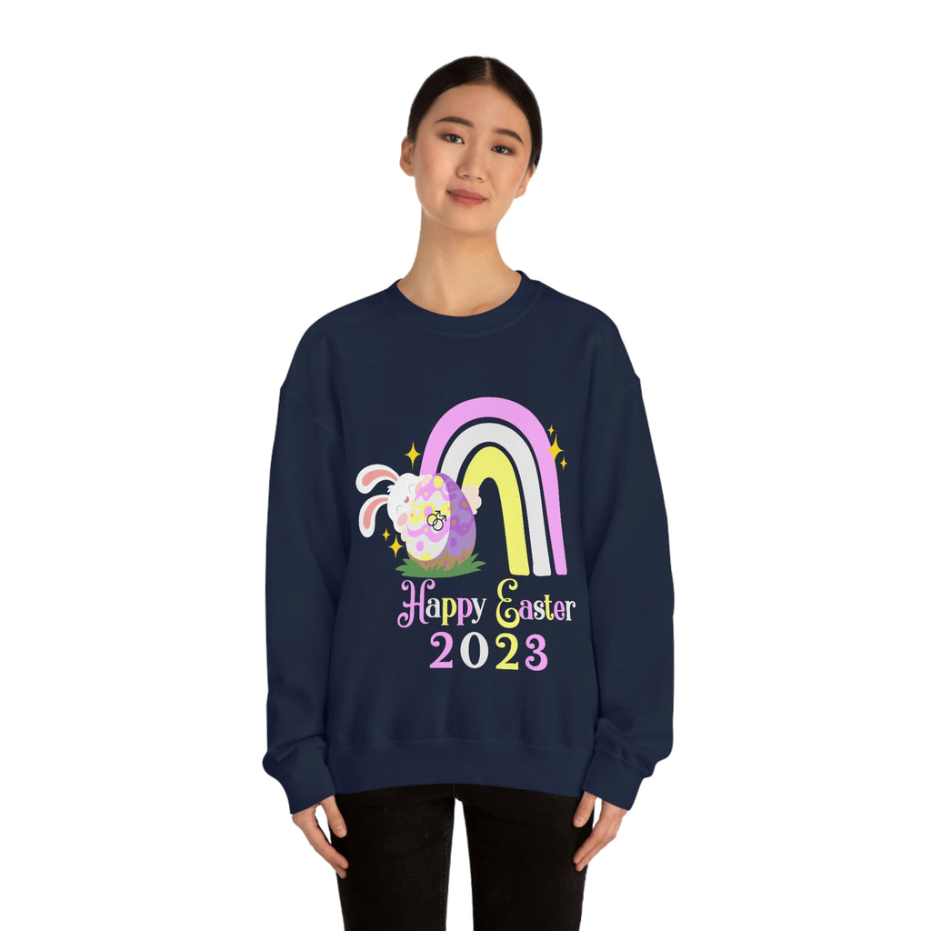 Twink Flag Heavy Blend Crewneck Sweatshirt Easter Festival Unisex Size - Happy Easter 2023 SHAVA