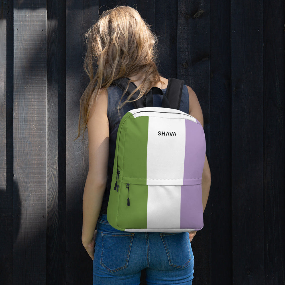 LGBTQ Bags / Celebrating Gender Queer Flag SHAVA