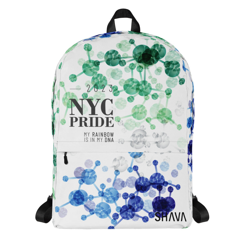 Gay Flag All-Over Print  Pride Backpack NYC Pride - My Rainbow Is In My DNA SHAVA