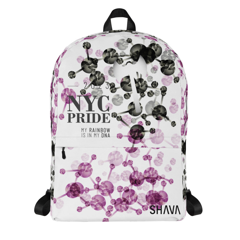 Labrys Lesbian Flag All-Over Print  Pride Backpack NYC Pride - My Rainbow Is In My DNA SHAVA