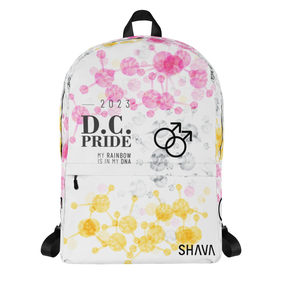 Twink Flag All-Over Print  Pride Backpack D.C. Pride - My Rainbow Is In My DNA SHAVA