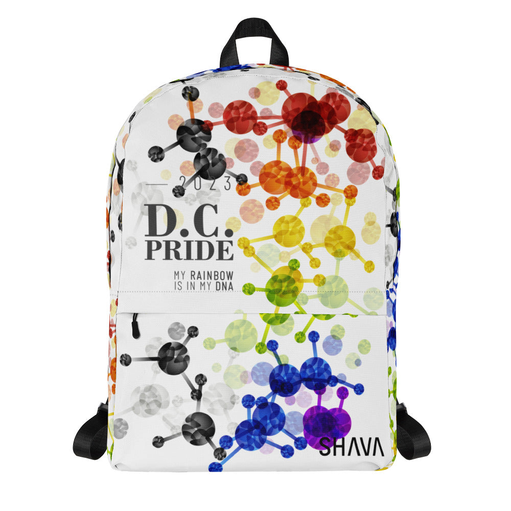 Straight Ally Flag All-Over Print  Pride Backpack D.C. Pride - My Rainbow Is In My DNA SHAVA