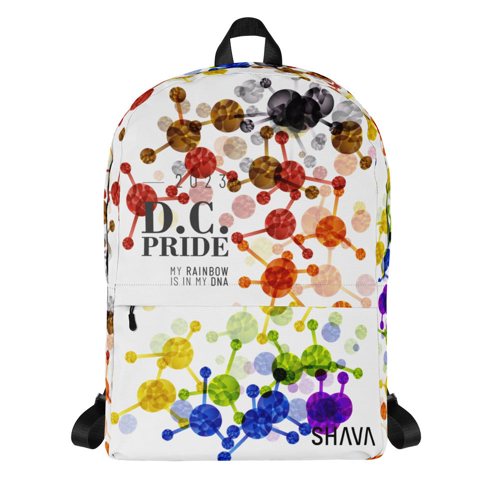 Philadelphia Flag All-Over Print  Pride Backpack D.C. Pride - My Rainbow Is In My DNA SHAVA