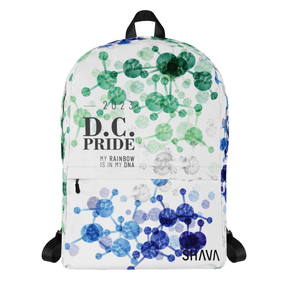 Gay Flag All-Over Print  Pride Backpack D.C. Pride - My Rainbow Is In My DNA SHAVA