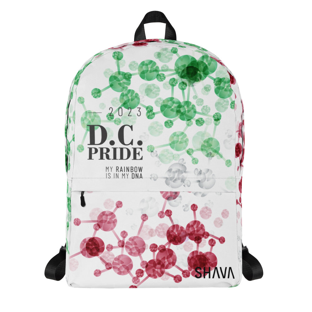 Abrosexual Flag All-Over Print  Pride Backpack D.C. Pride - My Rainbow Is In My DNA SHAVA