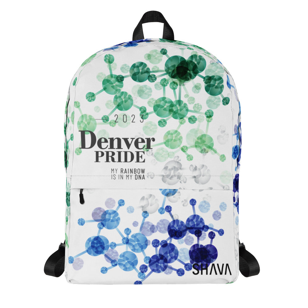 Gay Flag All-Over Print  Pride Backpack Denver Pride - My Rainbow Is In My DNA SHAVA