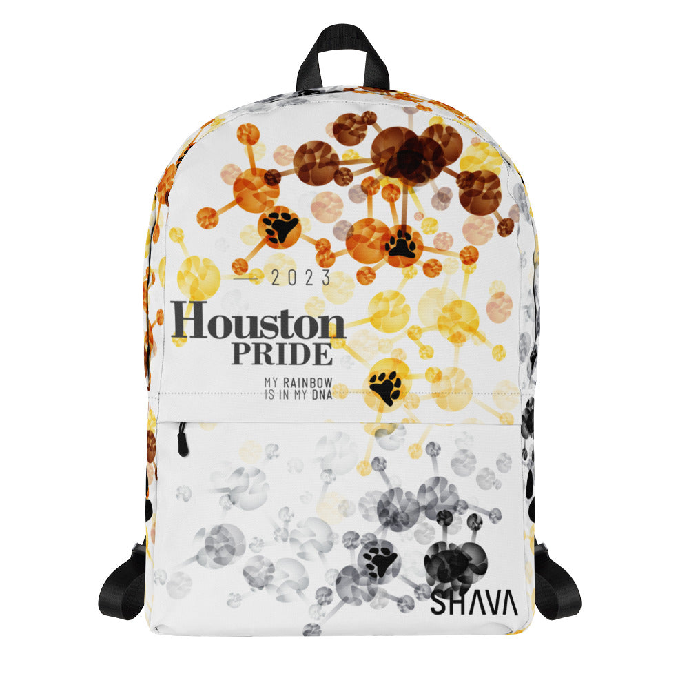 Bear Flag All-Over Print  Pride Backpack Houston Pride - My Rainbow Is In My DNA SHAVA