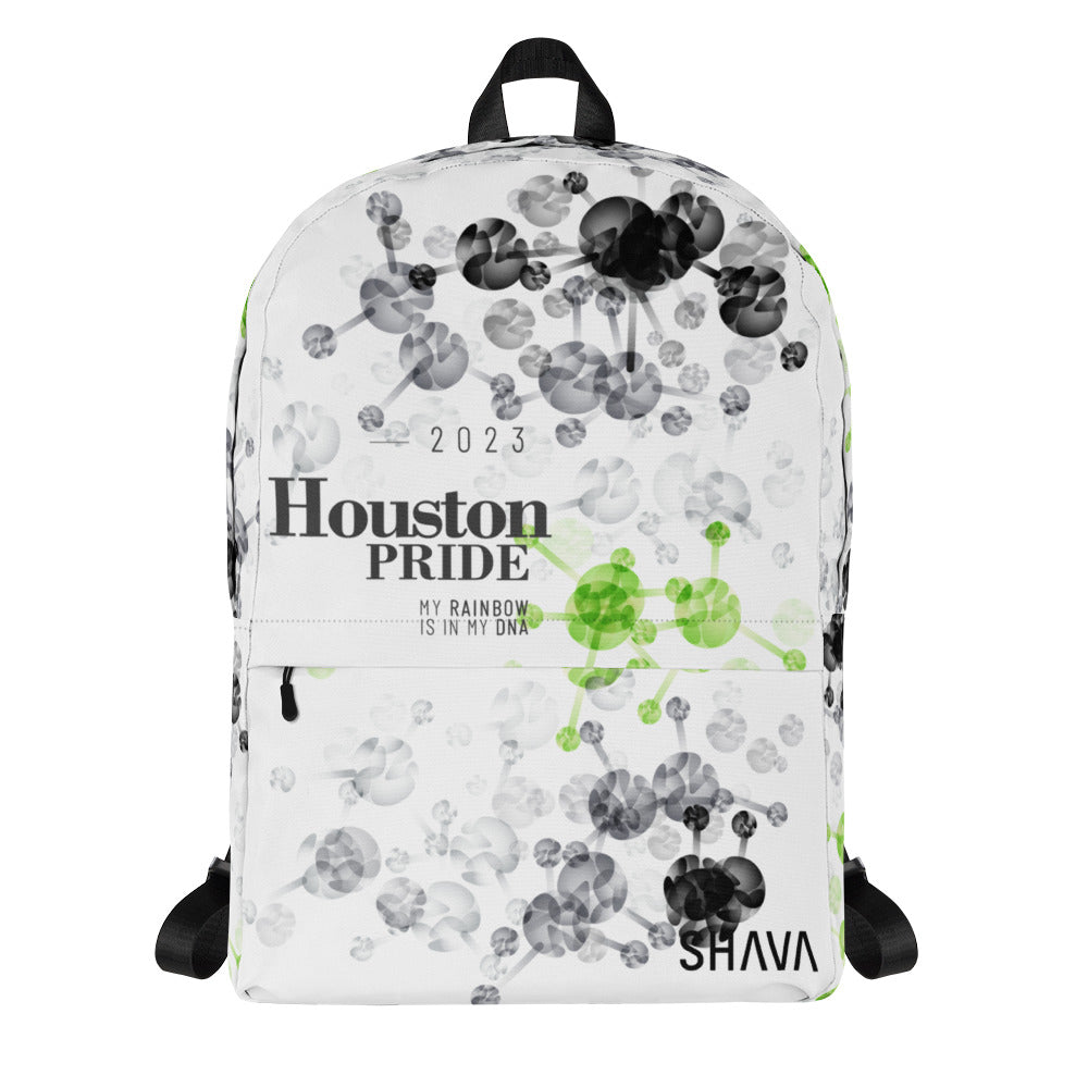 Agender Flag All-Over Print  Pride Backpack Houston Pride - My Rainbow Is In My DNA SHAVA