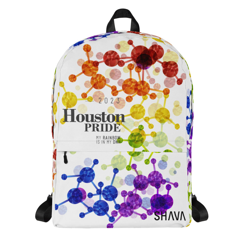 Rainbow Flag All-Over Print  Pride Backpack Houston Pride - My Rainbow Is In My DNA SHAVA