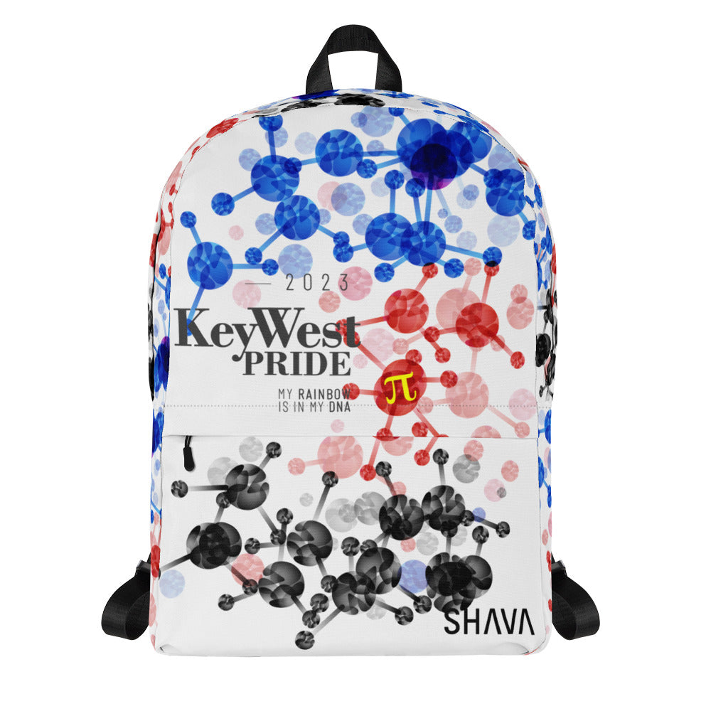 Polyamory Flag All-Over Print  Pride Backpack Key West Pride - My Rainbow Is In My DNA SHAVA