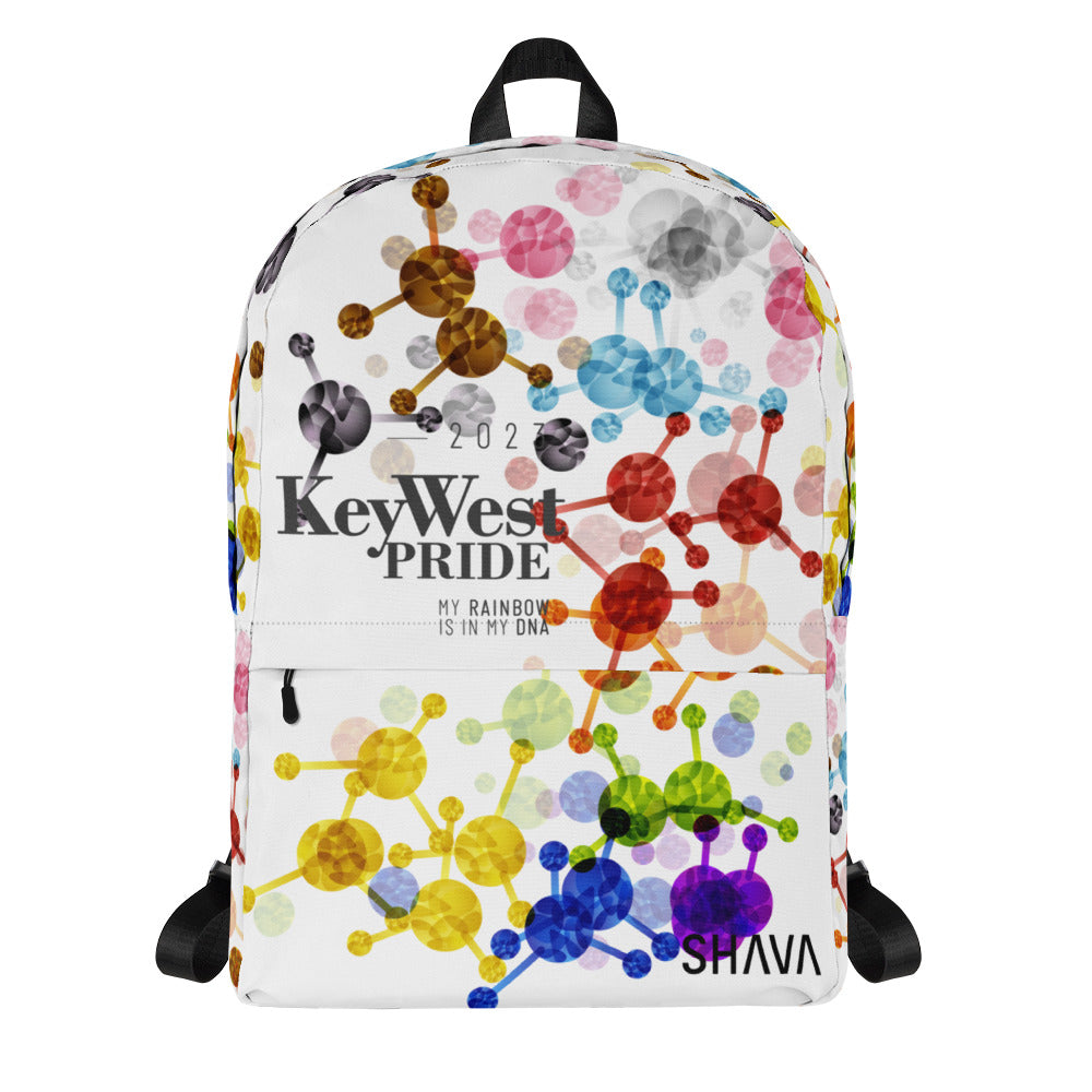 Progress Flag All-Over Print  Pride Backpack Key West Pride - My Rainbow Is In My DNA SHAVA