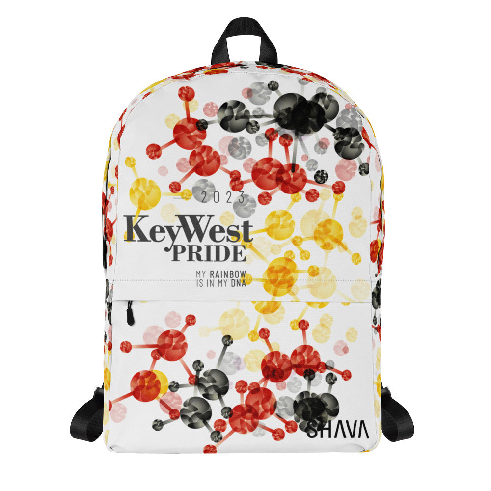 Rubber Flag All-Over Print  Pride Backpack Key West Pride - My Rainbow Is In My DNA SHAVA