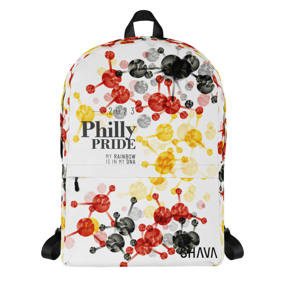 Rubber Flag All-Over Print  Pride Backpack Philly Pride - My Rainbow Is In My DNA SHAVA