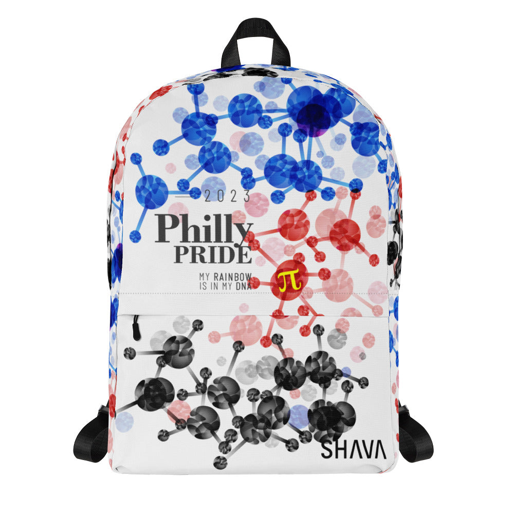 Polyamory Flag All-Over Print  Pride Backpack Philly Pride - My Rainbow Is In My DNA SHAVA